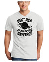 Best Dad in the Entire Universe Adult V-Neck T-shirt-Mens V-Neck T-Shirt-TooLoud-White-Small-Davson Sales