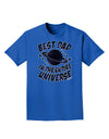 Best Dad in the Entire Universe - Galaxy Print Adult Dark T-Shirt-Mens T-Shirt-TooLoud-Royal-Blue-Small-Davson Sales