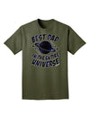 Best Dad in the Entire Universe - Galaxy Print Adult Dark T-Shirt-Mens T-Shirt-TooLoud-Military-Green-Small-Davson Sales