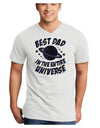 Best Dad in the Entire Universe - Galaxy Print Adult V-Neck T-shirt-Mens V-Neck T-Shirt-TooLoud-White-Small-Davson Sales