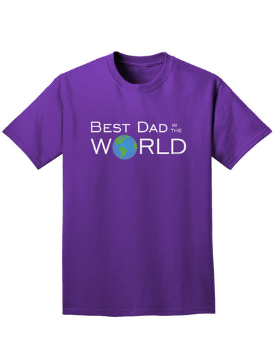 Best Dad in the World Adult Dark T-Shirt-Mens T-Shirt-TooLoud-Purple-Small-Davson Sales