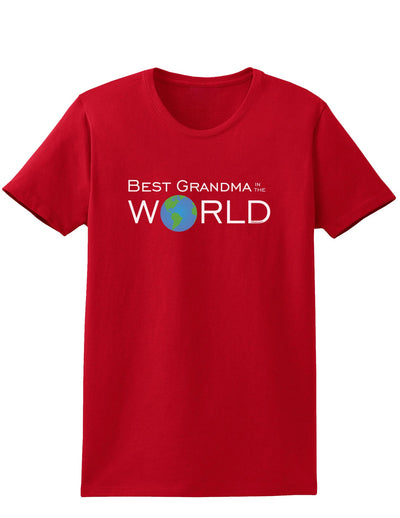 Best Grandma in the World Womens Dark T-Shirt-TooLoud-Red-X-Small-Davson Sales