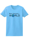 Best Grandma in the World Womens T-Shirt-Womens T-Shirt-TooLoud-Aquatic-Blue-X-Small-Davson Sales