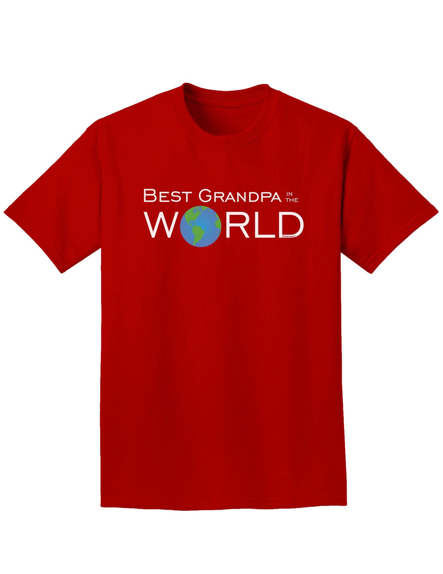 Best Grandpa in the World Adult Dark T-Shirt-Mens T-Shirt-TooLoud-Red-Small-Davson Sales