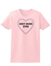 Best Mom Ever Heart Text Womens T-Shirt-Womens T-Shirt-TooLoud-PalePink-X-Small-Davson Sales