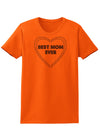 Best Mom Ever Heart Text Womens T-Shirt-Womens T-Shirt-TooLoud-Orange-X-Small-Davson Sales