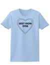 Best Mom Ever Heart Text Womens T-Shirt-Womens T-Shirt-TooLoud-Light-Blue-X-Small-Davson Sales