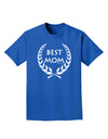 Best Mom - Wreath Design Adult Dark T-Shirt by TooLoud-Mens T-Shirt-TooLoud-Royal-Blue-Small-Davson Sales