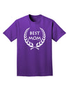 Best Mom - Wreath Design Adult Dark T-Shirt by TooLoud-Mens T-Shirt-TooLoud-Purple-Small-Davson Sales