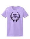 Best Mom - Wreath Design Womens T-Shirt by TooLoud-Womens T-Shirt-TooLoud-Lavender-X-Small-Davson Sales