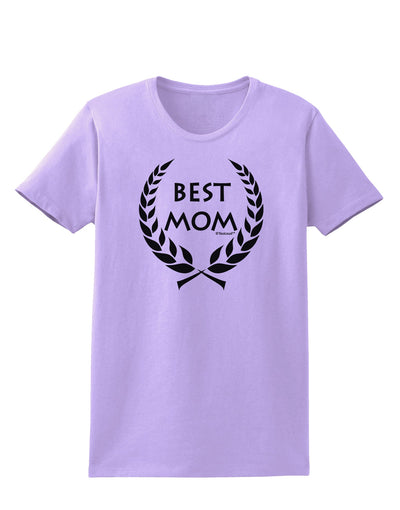 Best Mom - Wreath Design Womens T-Shirt by TooLoud-Womens T-Shirt-TooLoud-Lavender-X-Small-Davson Sales