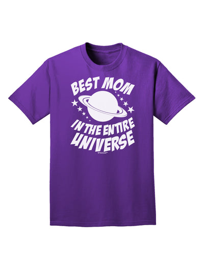 Best Mom in the Entire Universe Adult Dark T-Shirt by TooLoud-Mens T-Shirt-TooLoud-Purple-Small-Davson Sales