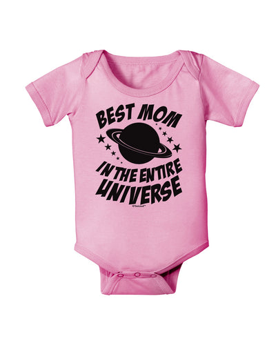 Best Mom in the Entire Universe Baby Romper Bodysuit by TooLoud-Baby Romper-TooLoud-Light-Pink-06-Months-Davson Sales