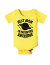 Best Mom in the Entire Universe Baby Romper Bodysuit by TooLoud-Baby Romper-TooLoud-Yellow-06-Months-Davson Sales