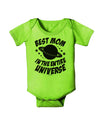 Best Mom in the Entire Universe Baby Romper Bodysuit by TooLoud-Baby Romper-TooLoud-Lime-Green-06-Months-Davson Sales