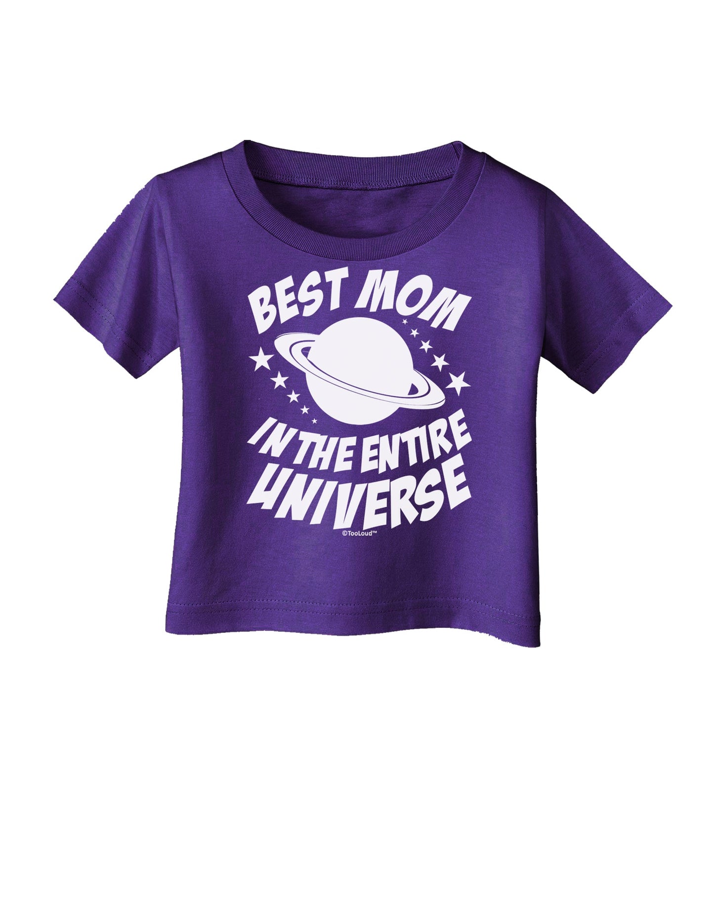 Best Mom in the Entire Universe Infant T-Shirt Dark by TooLoud-Infant T-Shirt-TooLoud-Purple-06-Months-Davson Sales