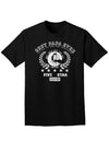 Best Papa Ever Distressed Collegiate Adult Dark T-Shirt-Mens T-Shirt-TooLoud-Black-Small-Davson Sales