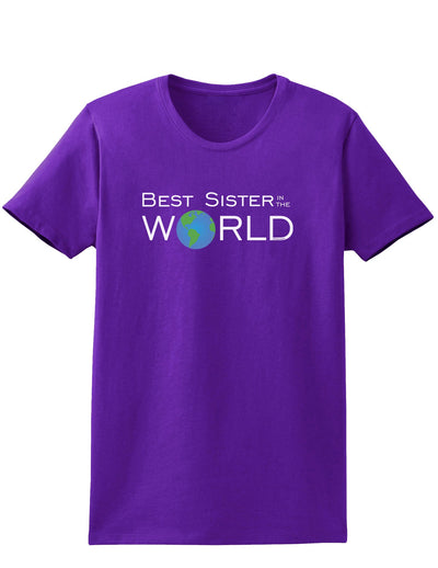 Best Sister in the World Womens Dark T-Shirt-TooLoud-Purple-X-Small-Davson Sales