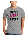 Best Wife Ever Adult V-Neck T-shirt-Mens V-Neck T-Shirt-TooLoud-HeatherGray-Small-Davson Sales