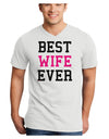 Best Wife Ever Adult V-Neck T-shirt-Mens V-Neck T-Shirt-TooLoud-White-Small-Davson Sales