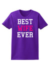 Best Wife Ever Womens Dark T-Shirt-TooLoud-Purple-X-Small-Davson Sales