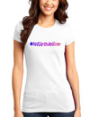 #BestGrandmaEver Juniors T-Shirt-Womens Juniors T-Shirt-TooLoud-White-Small-Davson Sales
