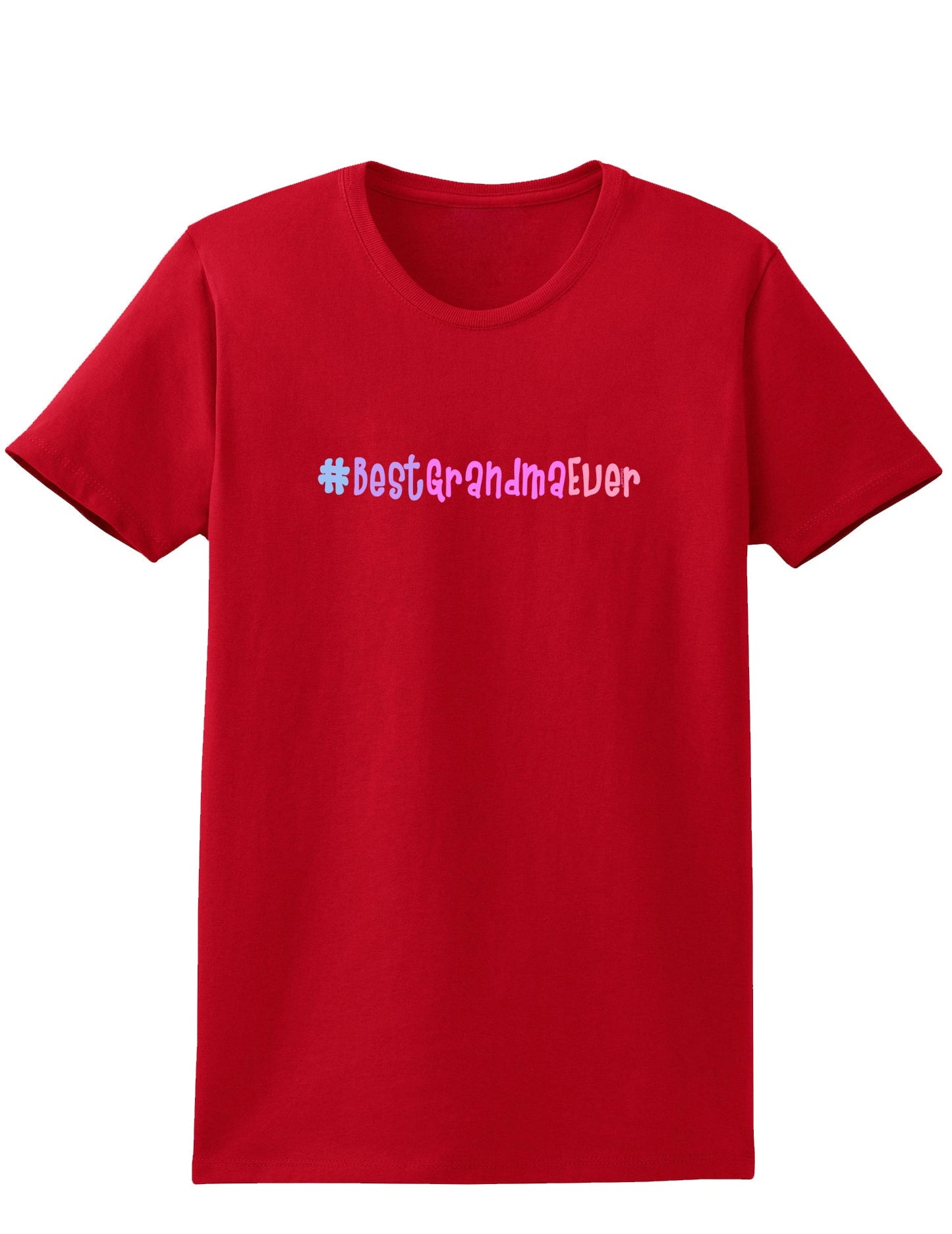 #BestGrandmaEver Womens Dark T-Shirt-TooLoud-Red-X-Small-Davson Sales