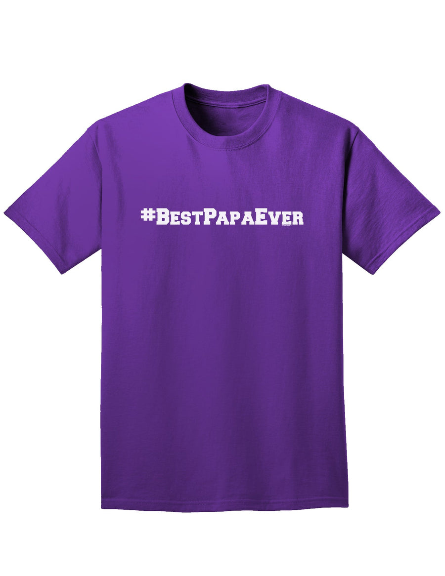 #BestPapaEver Adult Dark T-Shirt-Mens T-Shirt-TooLoud-Black-Small-Davson Sales