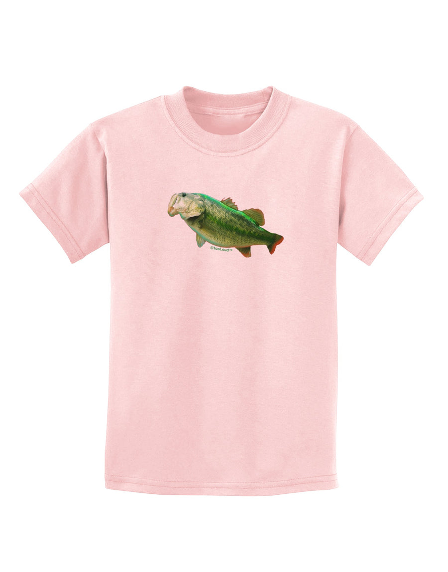 Big Bass Fish Childrens T-Shirt-Childrens T-Shirt-TooLoud-White-X-Small-Davson Sales