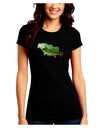 Big Bass Fish Juniors Crew Dark T-Shirt-T-Shirts Juniors Tops-TooLoud-Black-Juniors Fitted Small-Davson Sales
