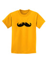 Big Black Mustache Childrens T-Shirt-Childrens T-Shirt-TooLoud-Gold-X-Small-Davson Sales