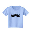 Big Black Mustache Toddler T-Shirt-Toddler T-Shirt-TooLoud-Aquatic-Blue-2T-Davson Sales