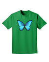 Big Blue Butterfly Adult Dark T-Shirt-Mens T-Shirt-TooLoud-Kelly-Green-Small-Davson Sales