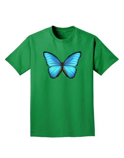 Big Blue Butterfly Adult Dark T-Shirt-Mens T-Shirt-TooLoud-Kelly-Green-Small-Davson Sales