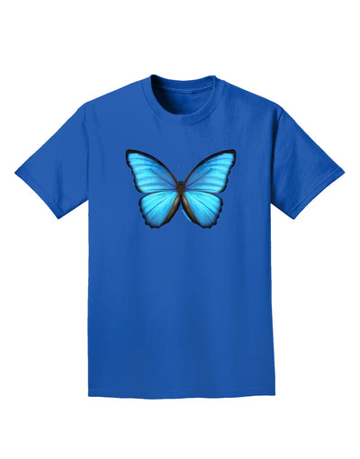 Big Blue Butterfly Adult Dark T-Shirt-Mens T-Shirt-TooLoud-Royal-Blue-Small-Davson Sales