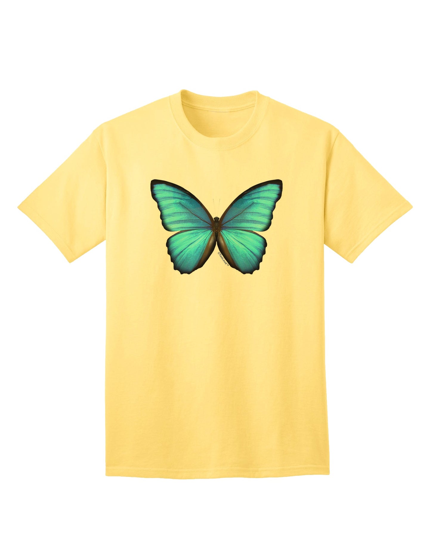 Big Blue Butterfly - Premium Adult T-Shirt Collection-Mens T-shirts-TooLoud-Yellow-Small-Davson Sales