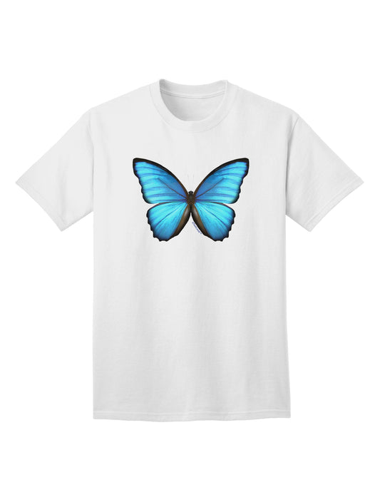 Big Blue Butterfly - Premium Adult T-Shirt Collection-Mens T-shirts-TooLoud-White-Small-Davson Sales