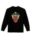 Big Daddy Reindeer Matching Deer Adult Long Sleeve Dark T-Shirt-TooLoud-Black-XX-Large-Davson Sales