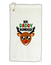 Big Daddy Reindeer Matching Deer Micro Terry Gromet Golf Towel 16 x 25 inch-Golf Towel-TooLoud-White-Davson Sales