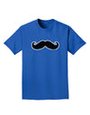 Big Fancy Mustache Adult Dark T-Shirt-Mens T-Shirt-TooLoud-Royal-Blue-Small-Davson Sales