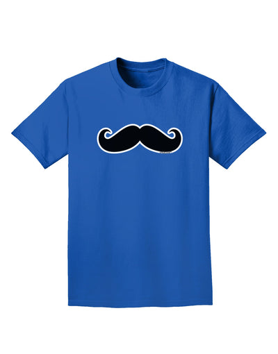 Big Fancy Mustache Adult Dark T-Shirt-Mens T-Shirt-TooLoud-Royal-Blue-Small-Davson Sales