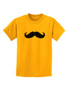 Big Fancy Mustache Childrens T-Shirt-Childrens T-Shirt-TooLoud-Gold-X-Small-Davson Sales