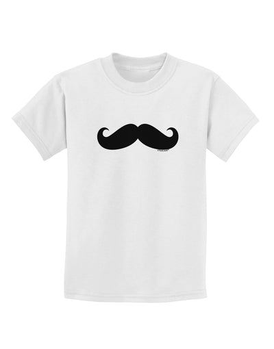 Big Fancy Mustache Childrens T-Shirt-Childrens T-Shirt-TooLoud-White-X-Small-Davson Sales