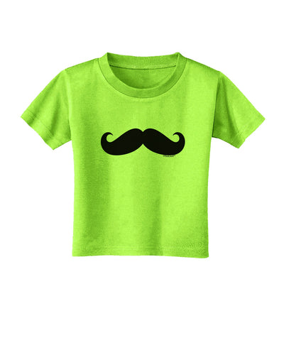 Big Fancy Mustache Toddler T-Shirt-Toddler T-Shirt-TooLoud-Lime-Green-2T-Davson Sales