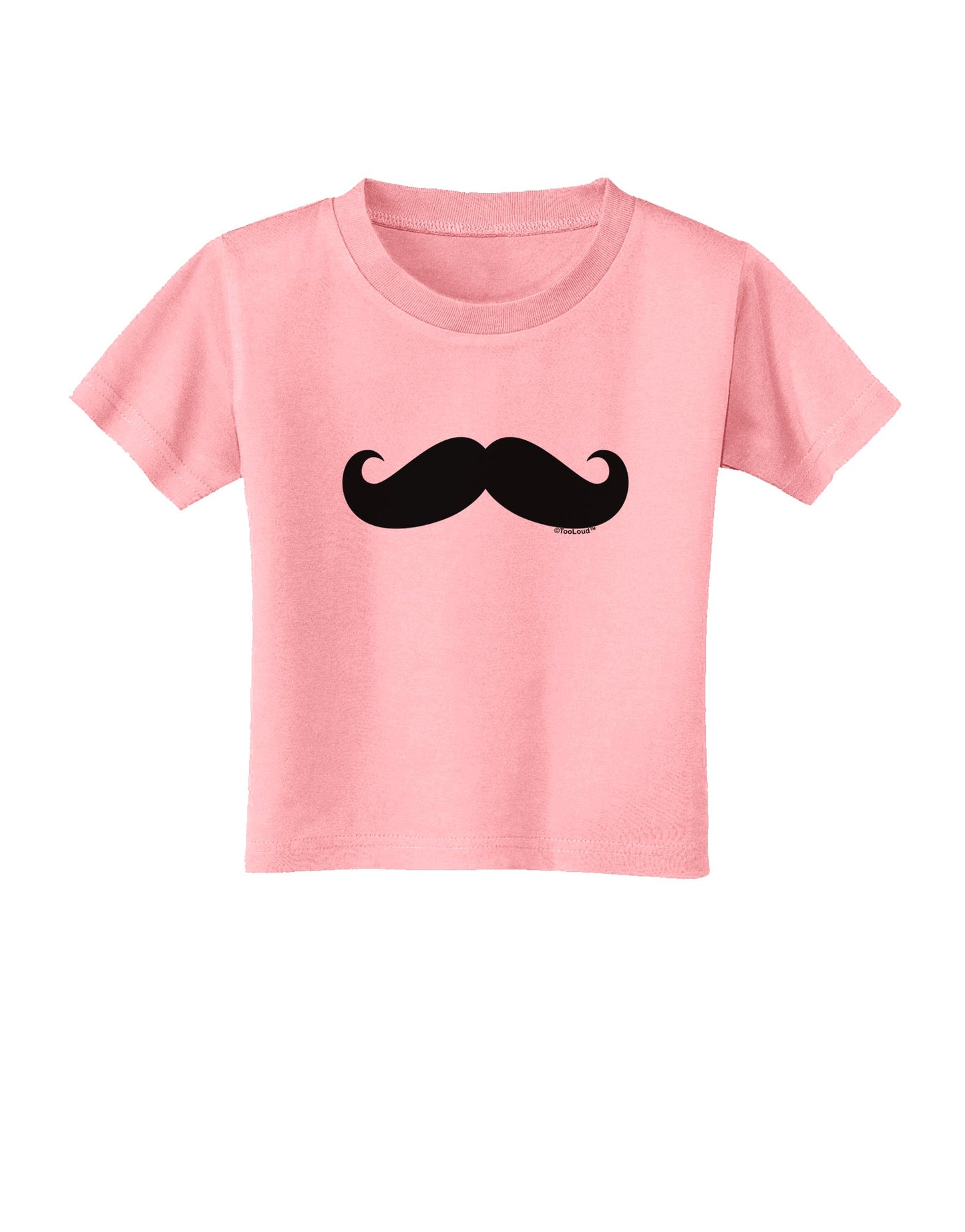Big Fancy Mustache Toddler T-Shirt-Toddler T-Shirt-TooLoud-Candy-Pink-2T-Davson Sales