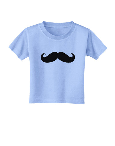 Big Fancy Mustache Toddler T-Shirt-Toddler T-Shirt-TooLoud-Aquatic-Blue-2T-Davson Sales