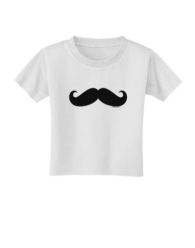 Big Fancy Mustache Toddler T-Shirt-Toddler T-Shirt-TooLoud-White-2T-Davson Sales