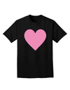 Big Pink Heart Valentine's Day Adult Dark T-Shirt-Mens T-Shirt-TooLoud-Black-Small-Davson Sales