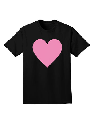 Big Pink Heart Valentine's Day Adult Dark T-Shirt-Mens T-Shirt-TooLoud-Black-Small-Davson Sales