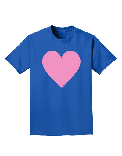 Big Pink Heart Valentine's Day Adult Dark T-Shirt-Mens T-Shirt-TooLoud-Royal-Blue-Small-Davson Sales